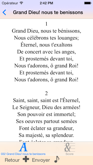 Screenshot #3 pour Adoration et Louange Lyriques