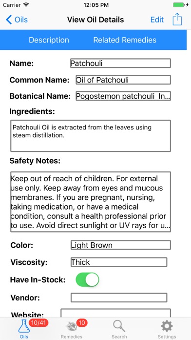 My Essential Oil Remedies Lite screenshot 2