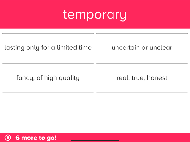 ‎5th Grade Vocabulary Prep Screenshot