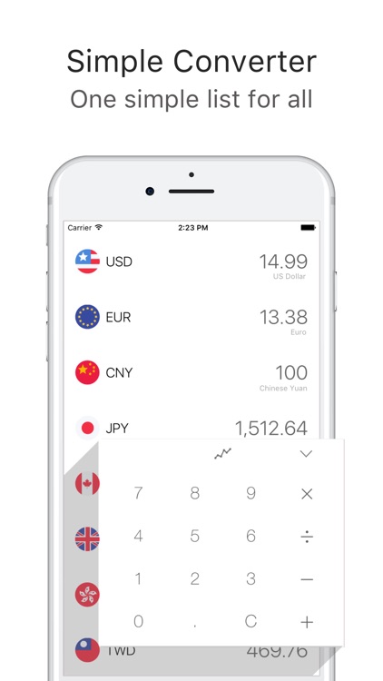 clear currency - money converter & exchange rate