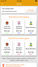 Daily Petrol Diesel Price screenshot