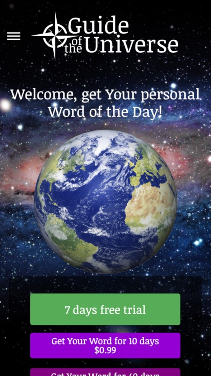 Guide of the Universe