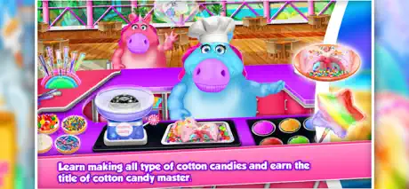 Fat Unicorn Cotton Candy Shop