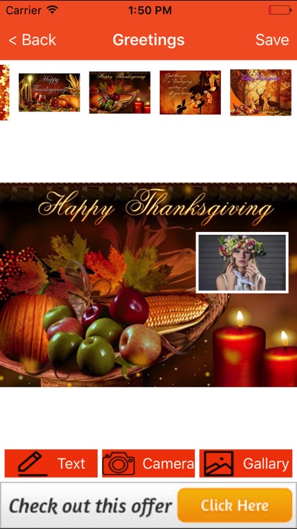 Thanksgiving Greeting Cards screenshot-3