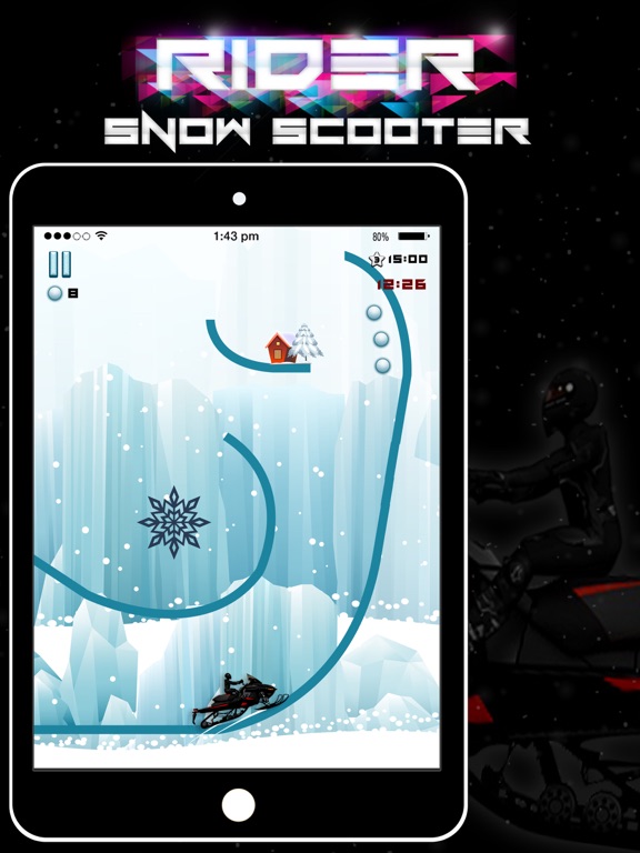 Screenshot #4 pour Rider- Snow Scooter