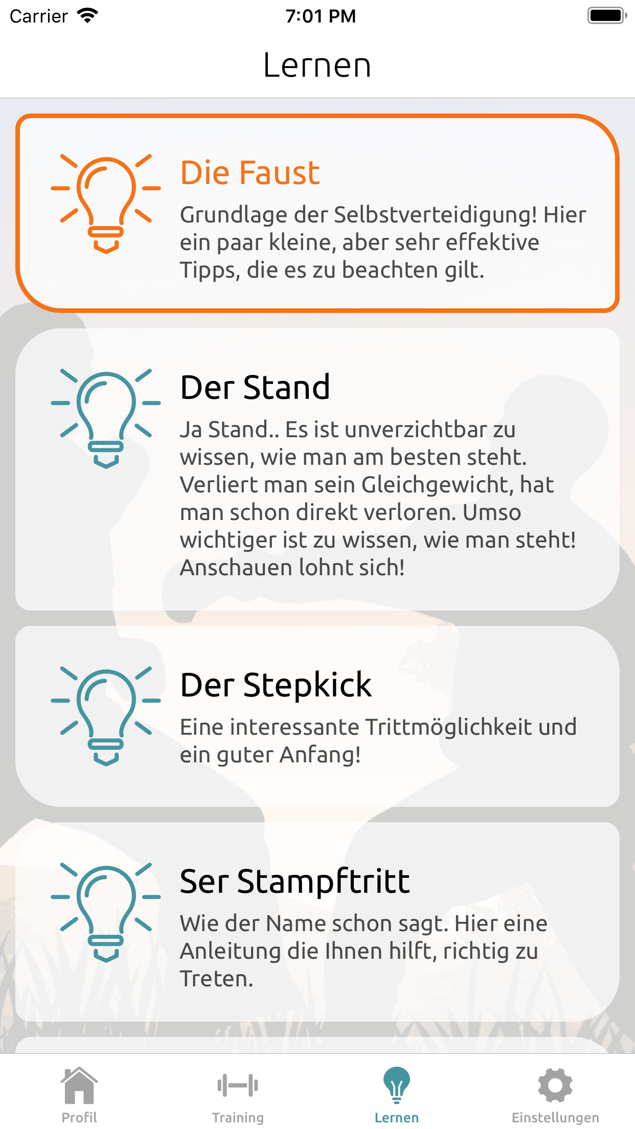 5 Minuten Selbstverteidigung