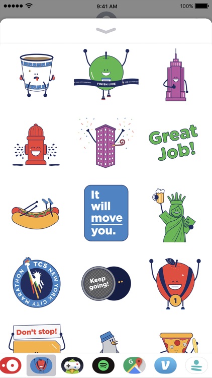 TCS NYC Marathon Sticker Pack