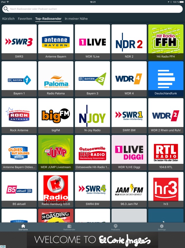 Radio FM Deutschland: Radios / Internetradio DE en App Store