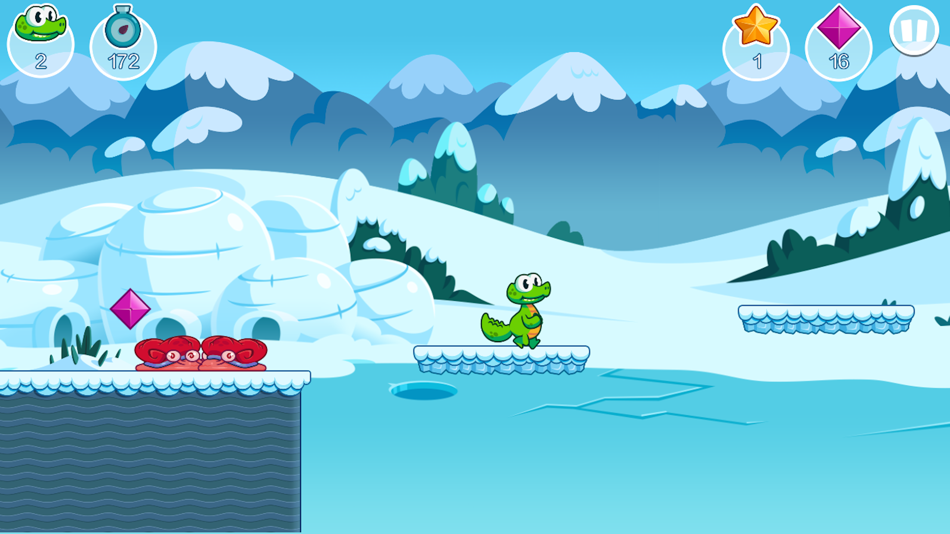 #9. Croc's World Run (iOS) 由: Sprakelsoft GmbH