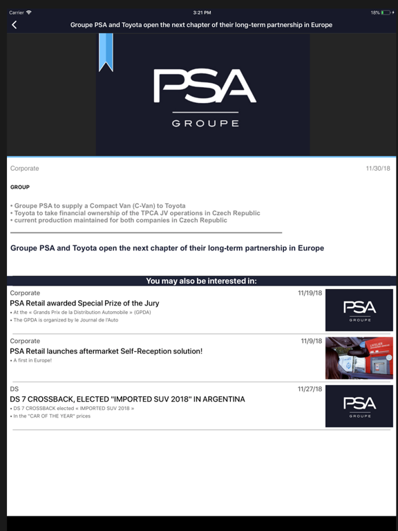 Live'In PSA iPad screenshot