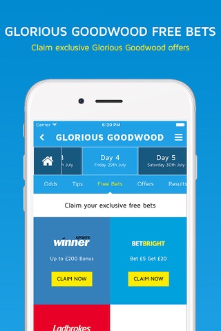 Easyodds on Glorious Goodwood screenshot 4