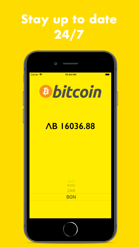 #2. Bitcoin Price Track (iOS) 由: Georgi Zlatinov