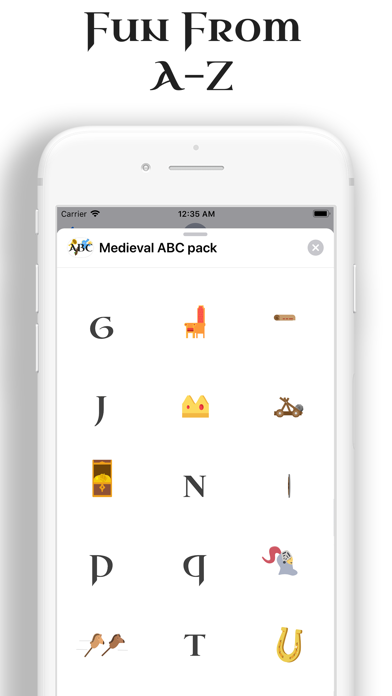 Medieval Animated Text Sticker Screenshot 3 - AppWisp.com Medieval Animated Text Sticker Screenshot 3 - AppWisp.com