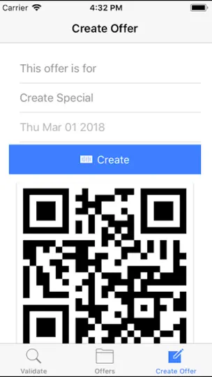 Capture d'écran de Coupon Generator sur iPhone 3