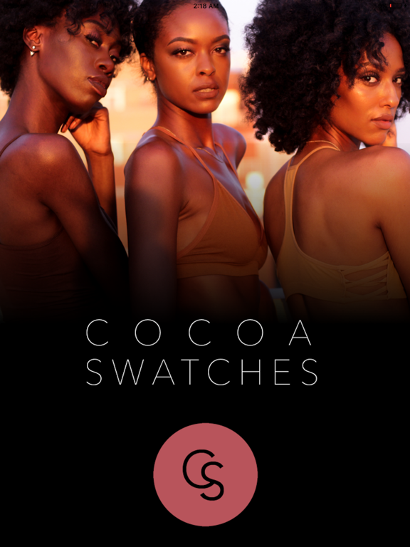 Cocoa Swatches iPad screenshot 1 - Lifestyle app