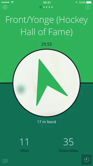 Capture d'écran de Toronto Bikes — Une App Toronto Bike Share One-Tap sur iPhone 5