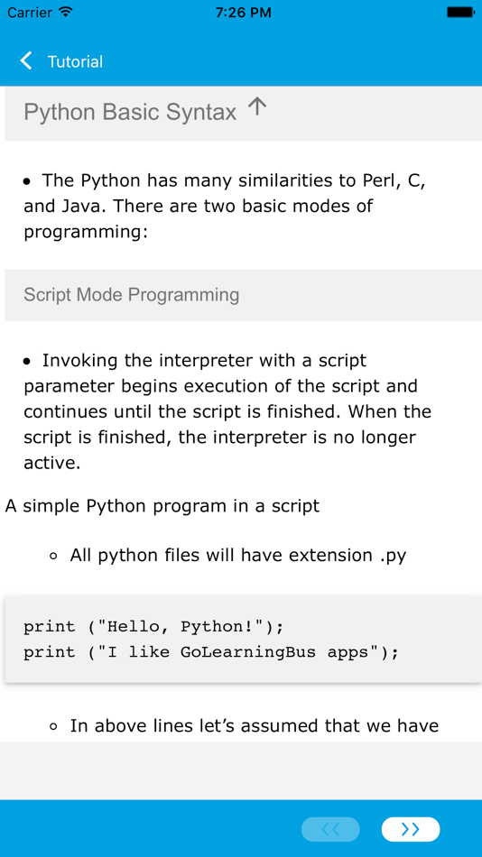 #4. Learn Python by GoLearningBus (iOS) Ved: Quizmine.Com