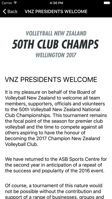 Volleyball NZ screenshot 3