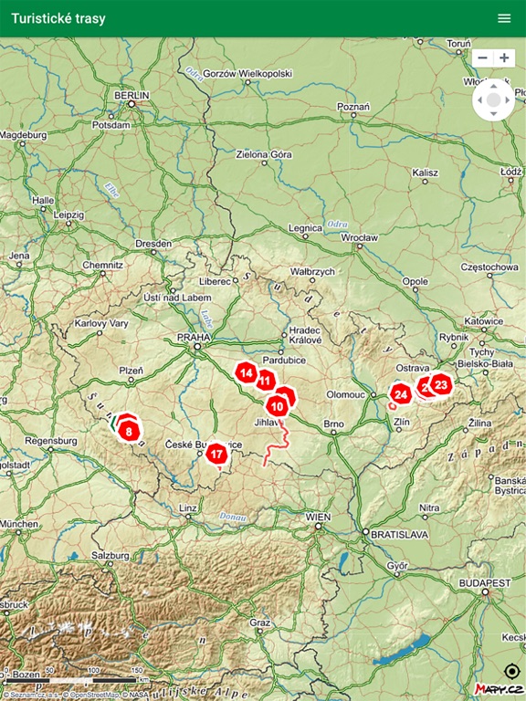 Screenshot #4 pour Turistické trasy