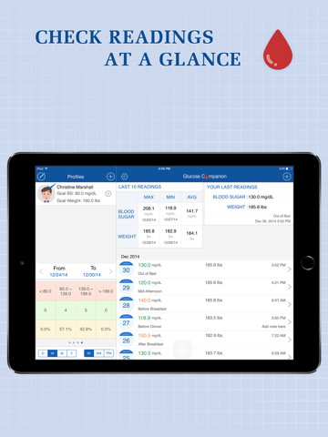 Glucose Companion for iPad screenshot 2