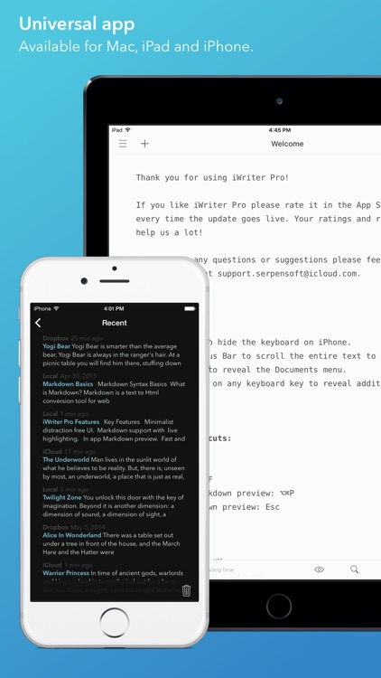 iWriter Pro screenshot-0