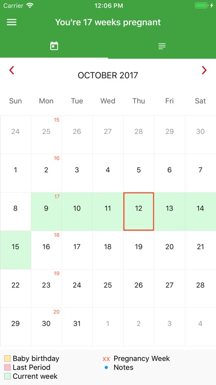 Pregnancy App. screenshot-4