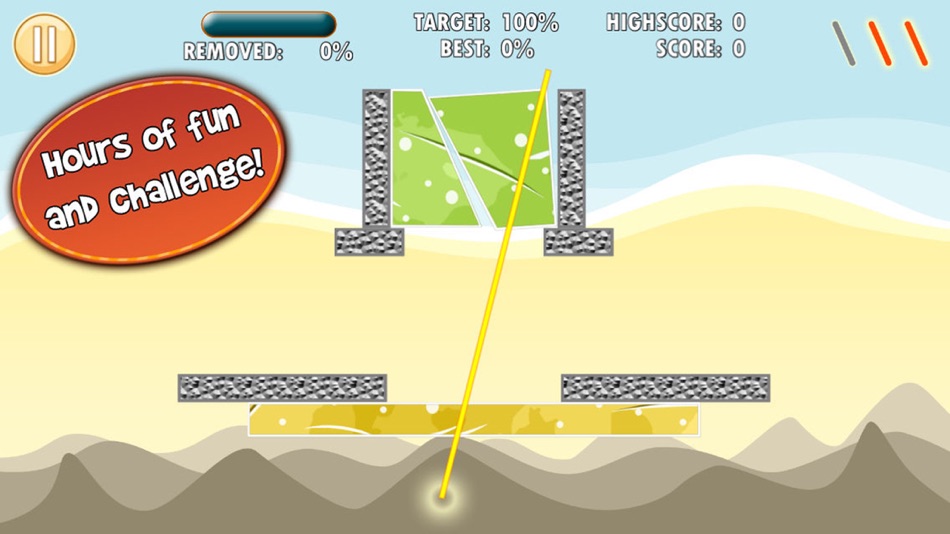 #4. Cut Ice Blocks With Three Slices Pro (iOS) 由: Vinta Games