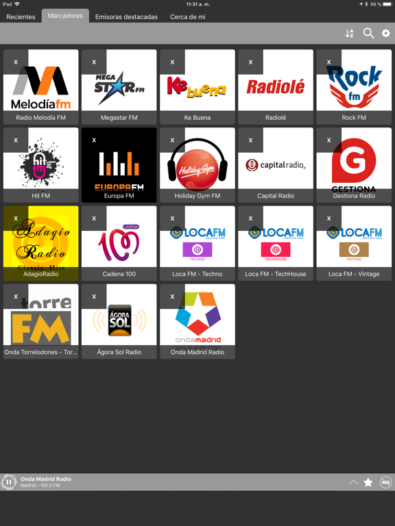 Radios de España - Radio AM FM iPad screenshot 4 - Entertainment app
