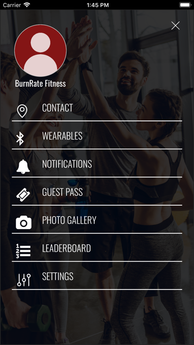 BurnRate Fitness App screenshot 2
