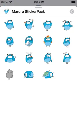 Game screenshot Friendly Owl Animated Sticker apk