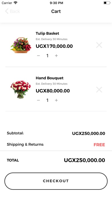 Harver Florists screenshot 2