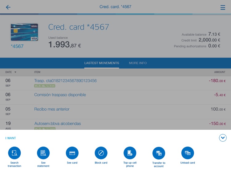 BBVA Spain for iPad screenshot-3