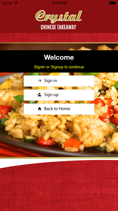 Crystal Chinese Takeaway screenshot