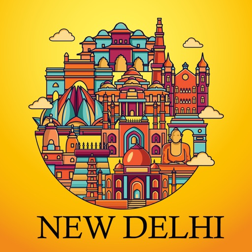 New Delhi Travel Guide Offline icon