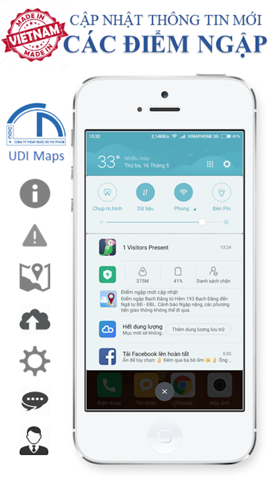 #4. UDI Maps (iOS) 由: Urban Drainage Ho Chi Minh City Company Limited