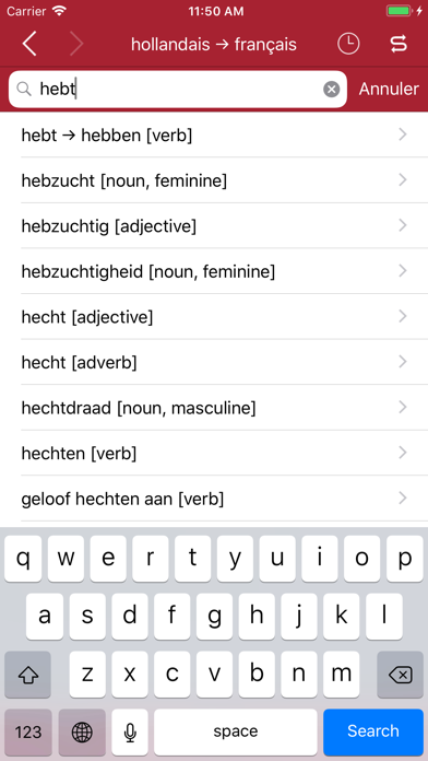Accio: Dutch-French Screenshot