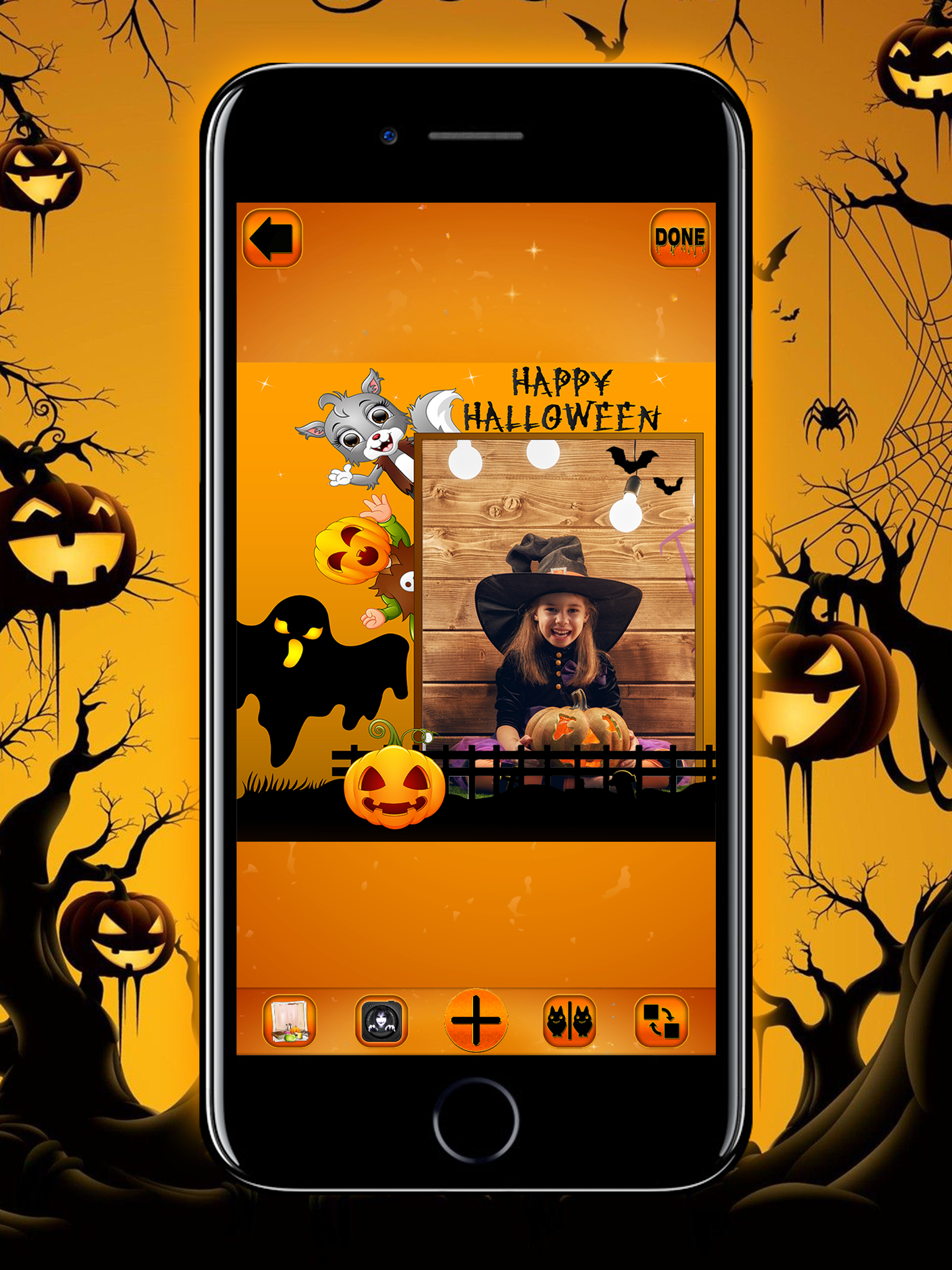 Halloween Photo Frame Editor screenshot 8