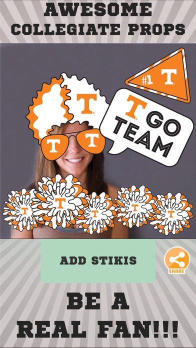 Tennessee Volunteers Selfie Stickers screenshot 2