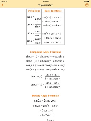 SP MS Formulae App screenshot 2