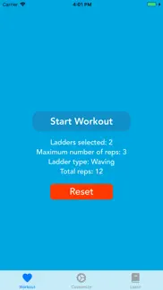 ladder workout timer iphone screenshot 3