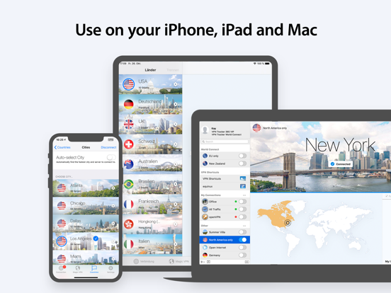VPN Tracker World Connect iPad screenshot 4 - Productivity app