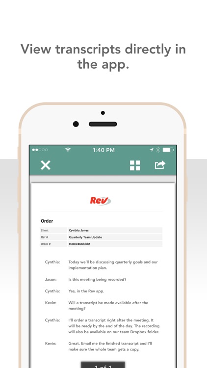Rev Voice Recorder