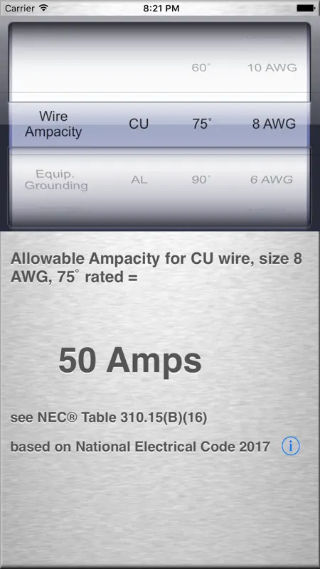 A NEC® 2017 Quick Reference screenshot 1 of 5
