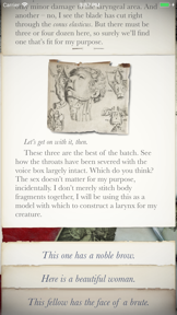 Frankenstein: Interactive screenshot