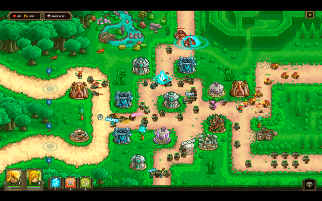 Captura de pantalla en HD de Kingdom Rush Origins