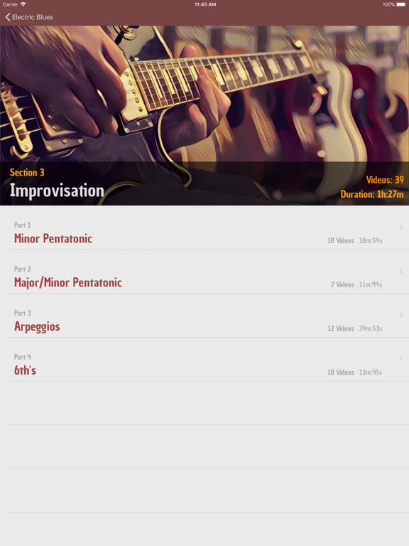 Screenshot #5 pour Electric Blues Guitar Lessons