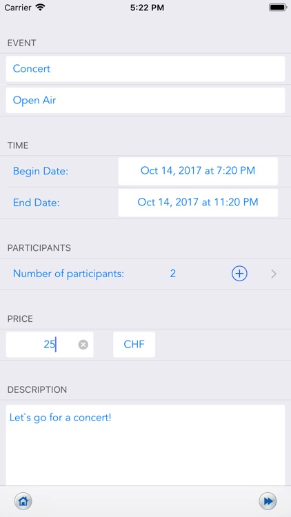 Let's Go! Event Organizer