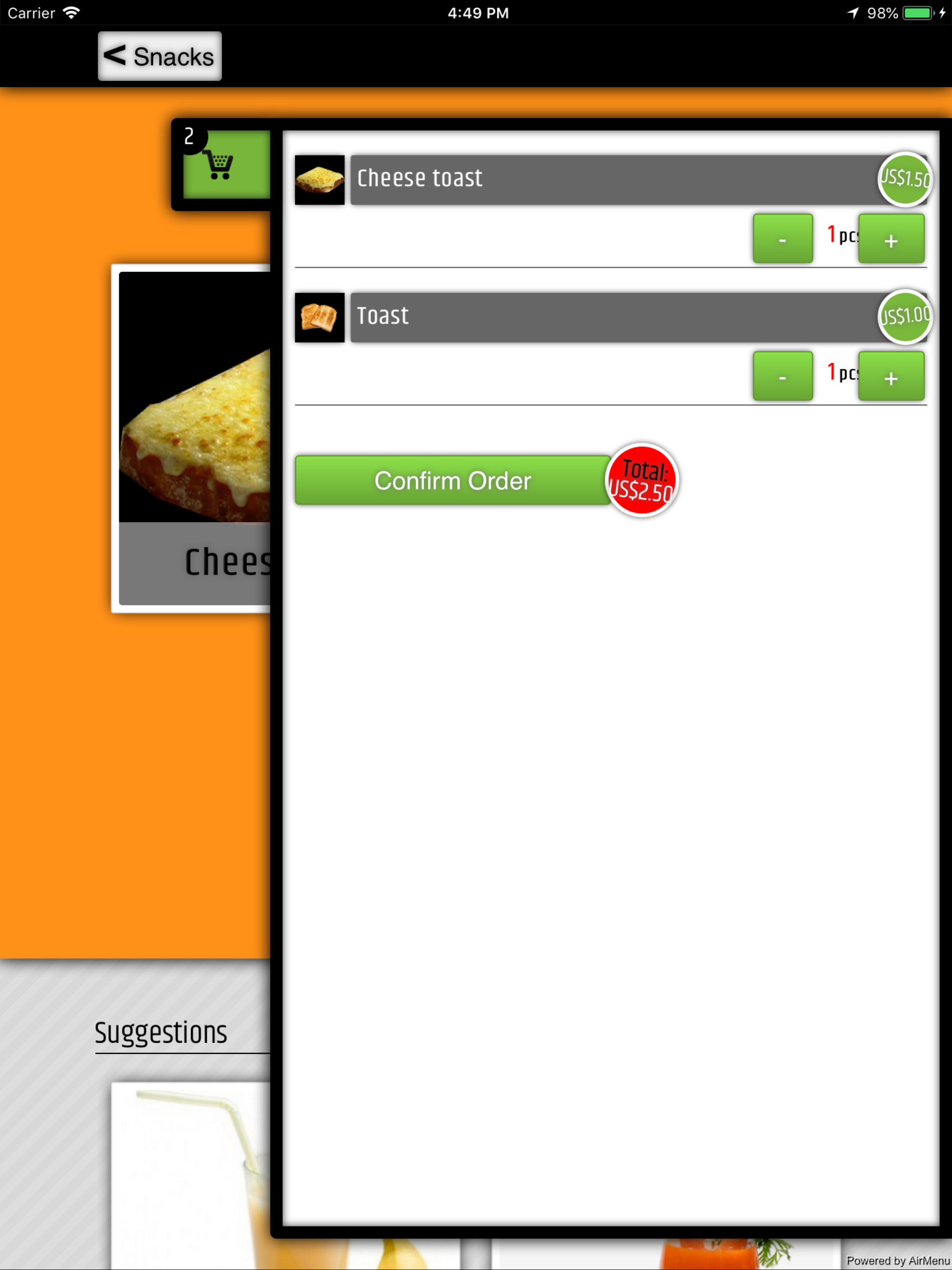 AirMenu