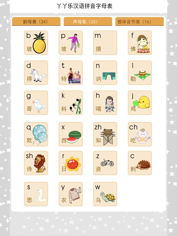Screenshot #5 pour 拼音字母表