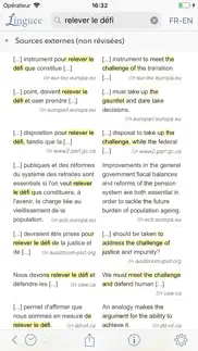 dictionnaire linguee iPhone Captures Décran 4